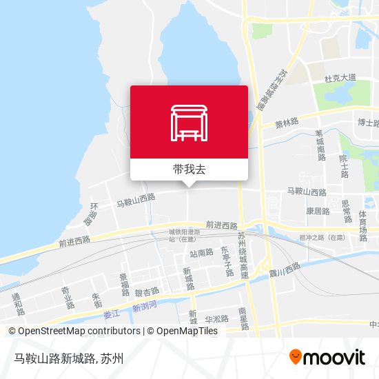 马鞍山路新城路地图
