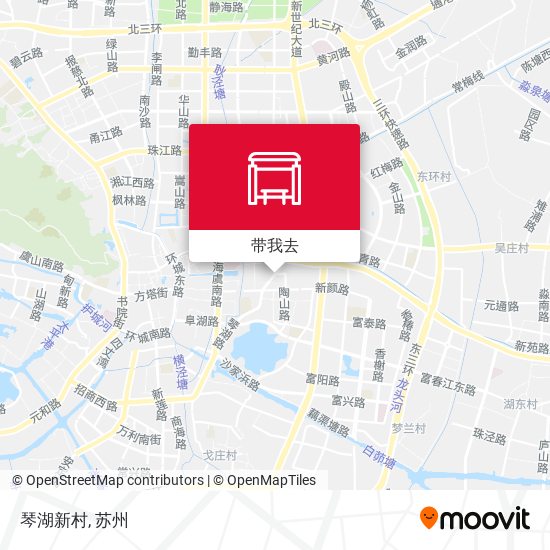 琴湖新村地图