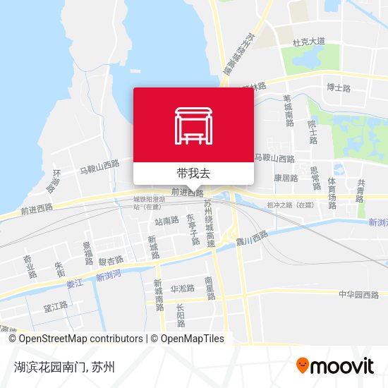 湖滨花园南门地图