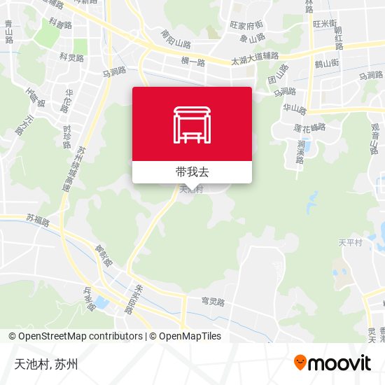 天池村地图