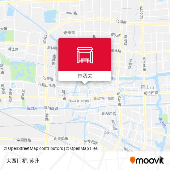 大西门桥地图