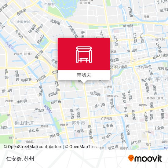 仁安街地图