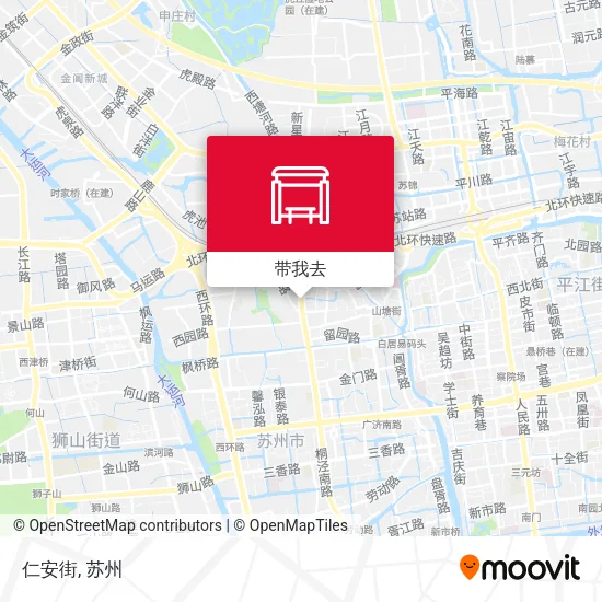 仁安街地图