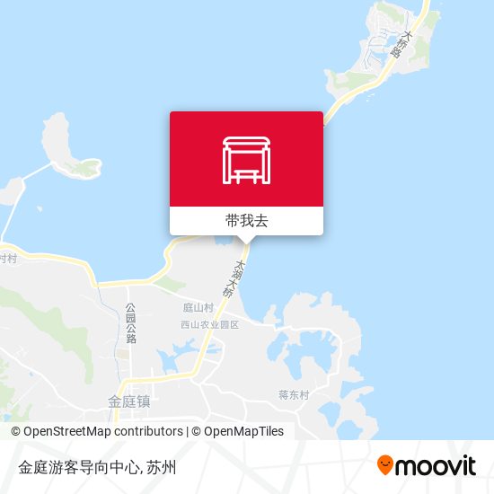 金庭游客导向中心地图