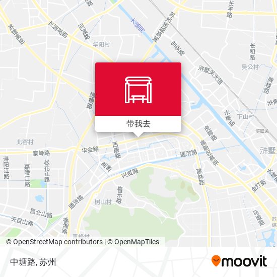 中塘路地图