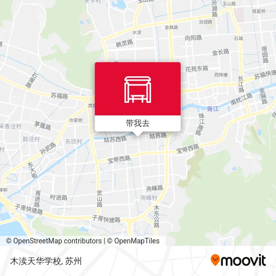 木渎天华学校地图