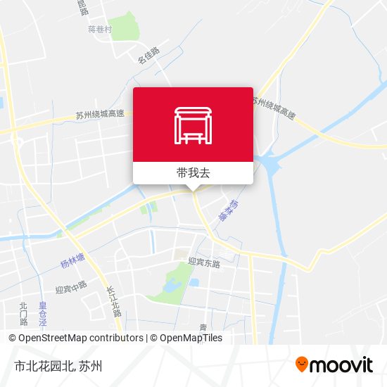 市北花园北地图