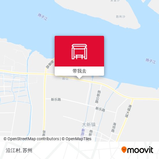 沿江村地图