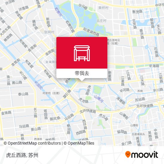 虎丘西路地图