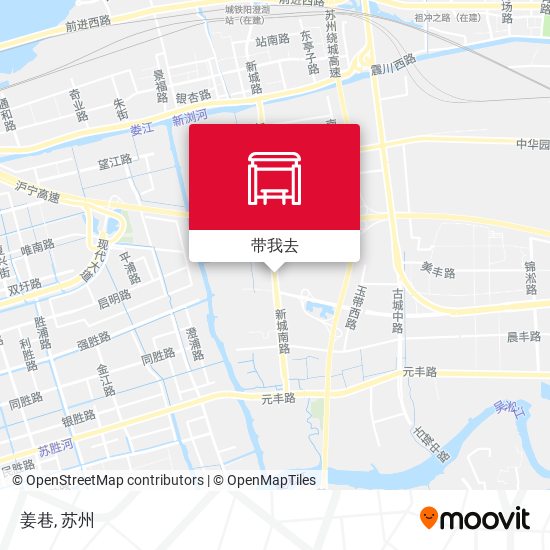 姜巷地图