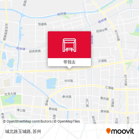 城北路玉城路地图