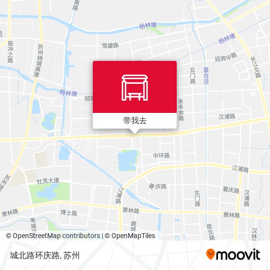城北路环庆路地图