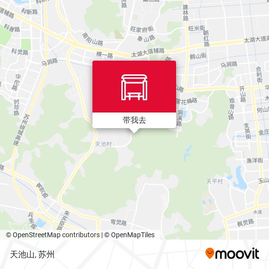 天池山地图