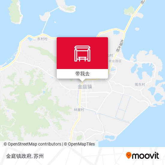 金庭镇政府地图