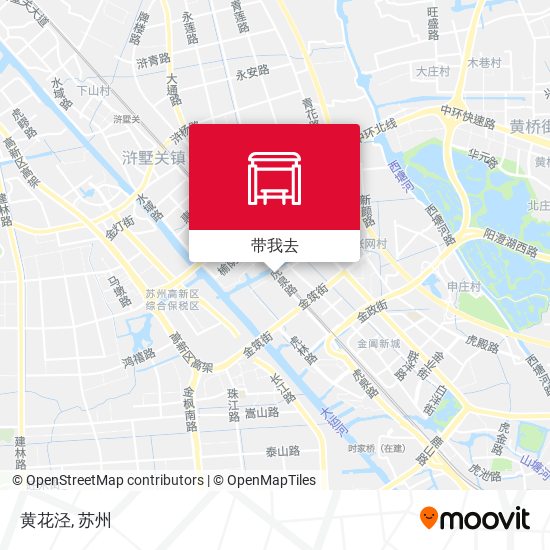 黄花泾地图
