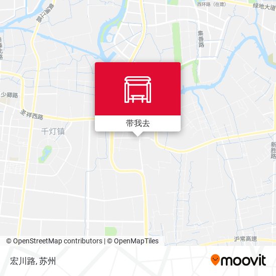 宏川路地图