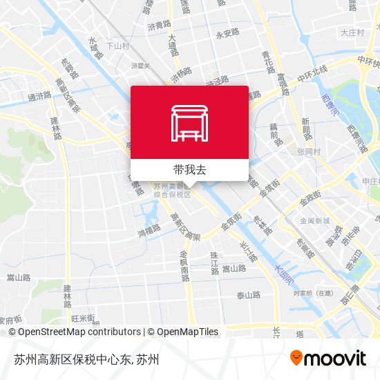 苏州高新区保税中心东地图