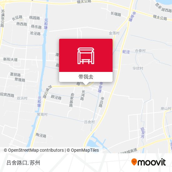 吕舍路口地图