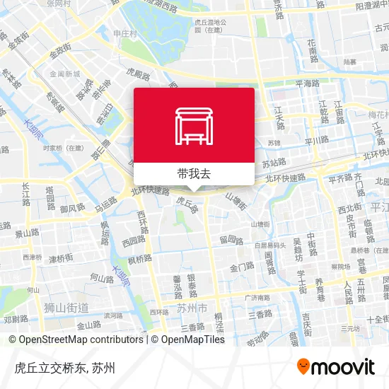 虎丘立交桥东地图