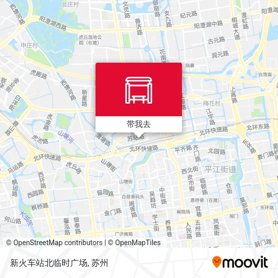 新火车站北临时广场地图