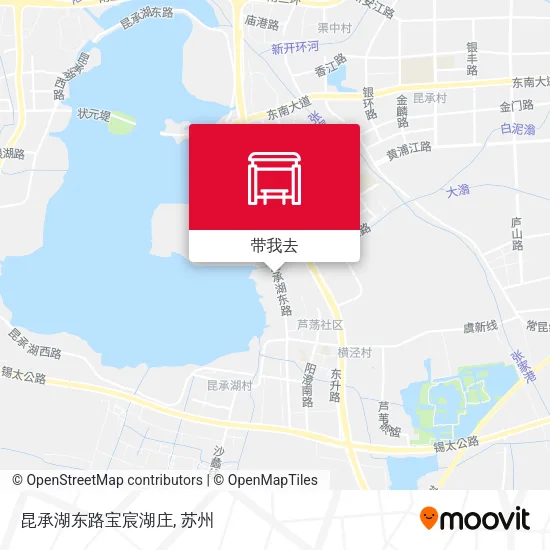 昆承湖东路宝宸湖庄地图