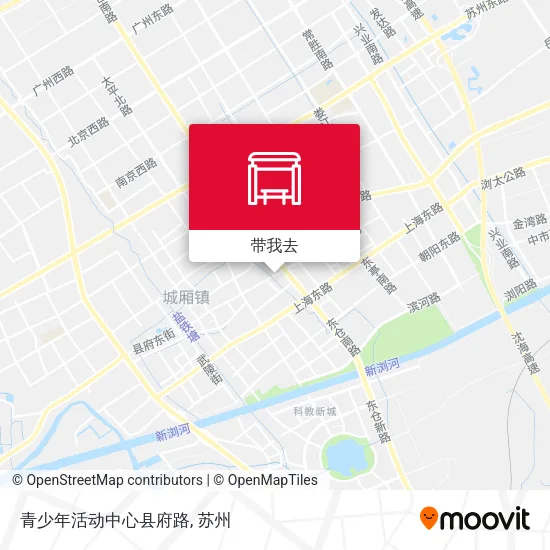 青少年活动中心县府路地图