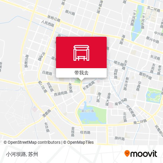 小河坝路地图