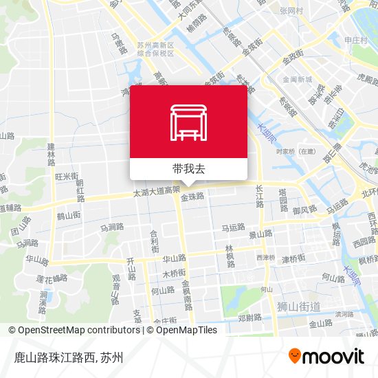 鹿山路珠江路西地图