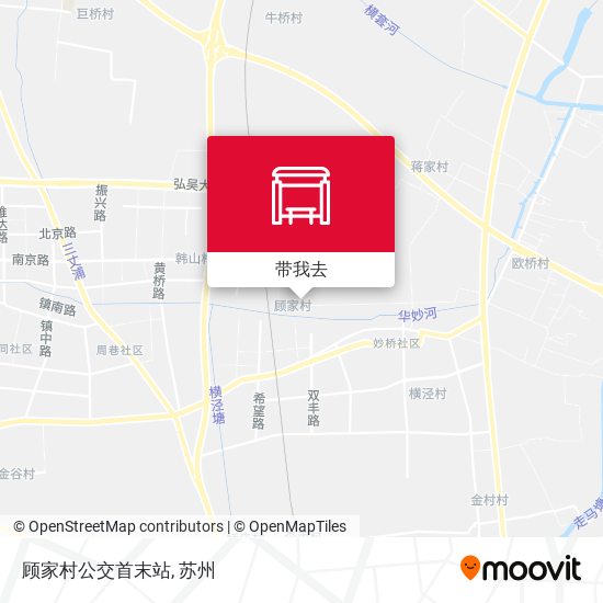 顾家村公交首末站地图