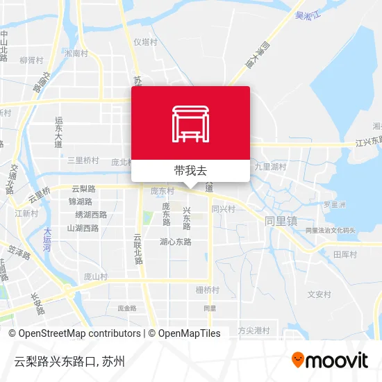 云梨路兴东路口地图