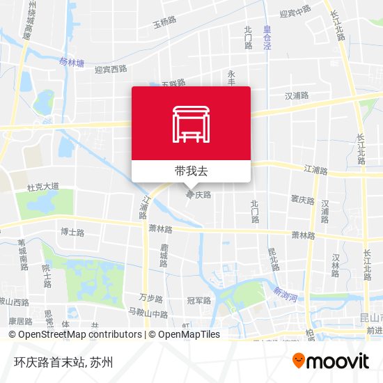 环庆路首末站地图