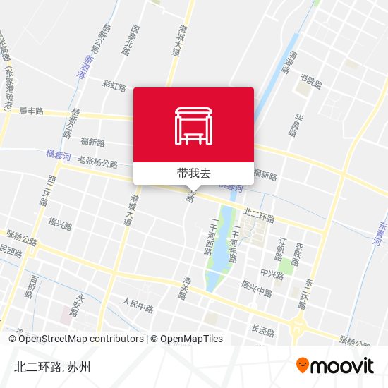 北二环路地图