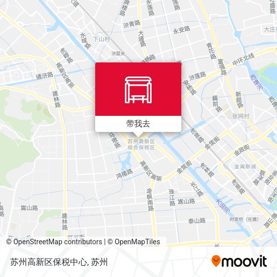 苏州高新区保税中心地图
