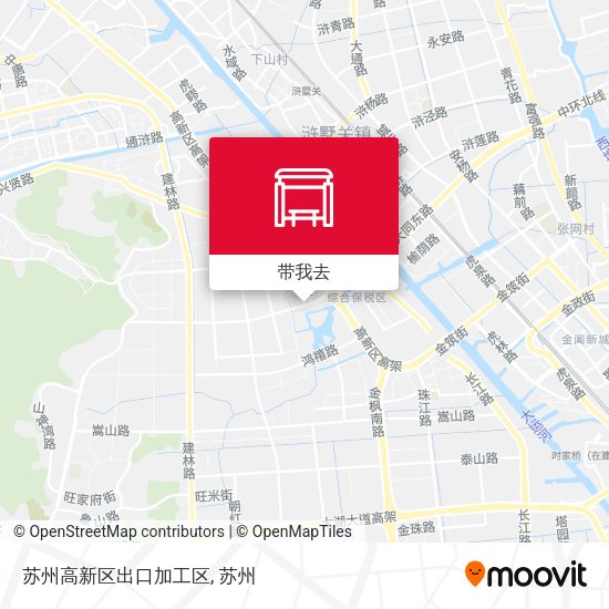 苏州高新区出口加工区地图