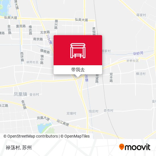 禄荡村地图