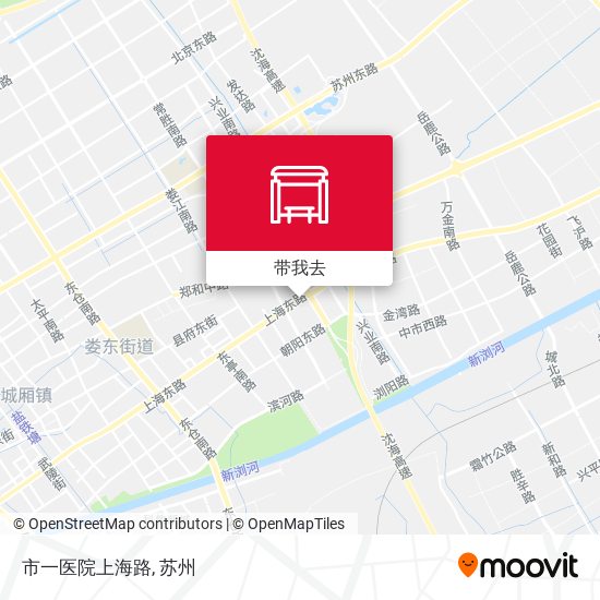 市一医院上海路地图