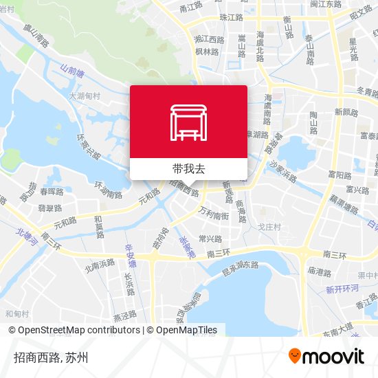 招商西路地图