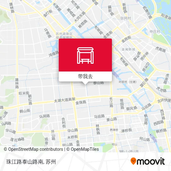 珠江路泰山路南地图