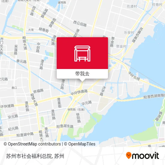 苏州市社会福利总院地图