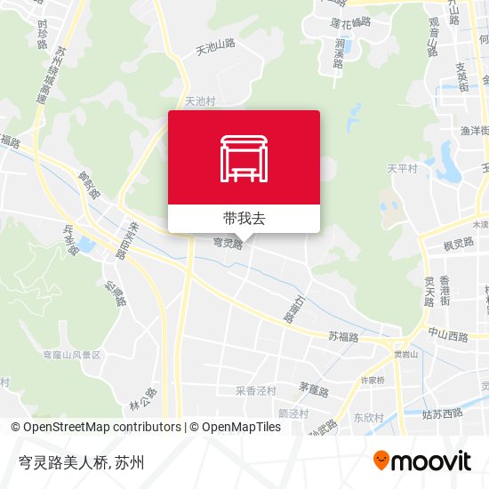 穹灵路美人桥地图