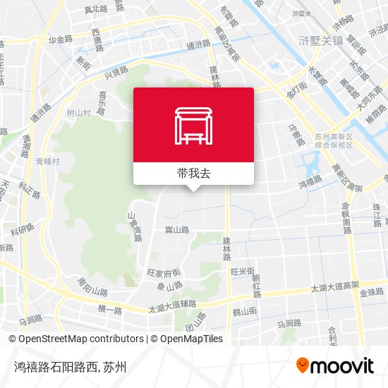 鸿禧路石阳路西地图