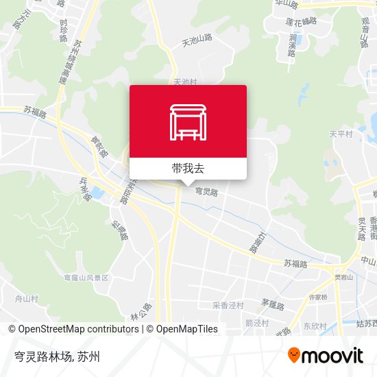 穹灵路林场地图