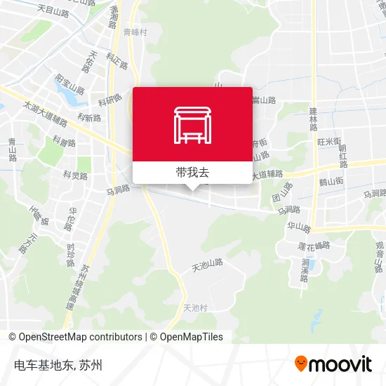电车基地东地图