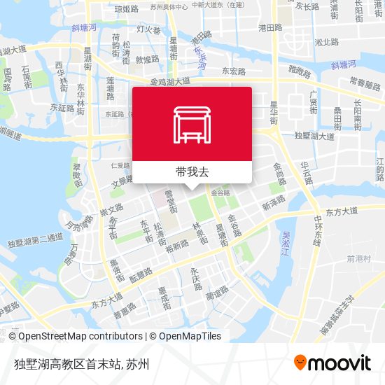 独墅湖高教区首末站地图