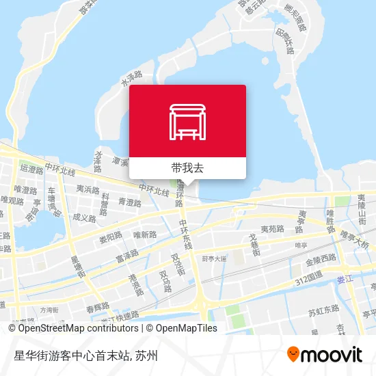 星华街游客中心首末站地图