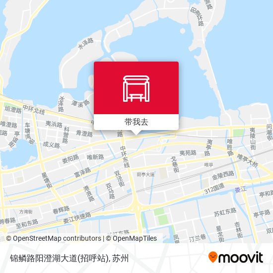 锦鳞路阳澄湖大道(招呼站)地图