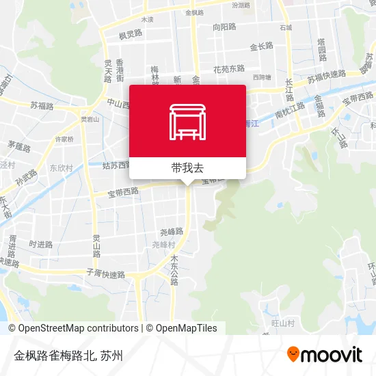 金枫路雀梅路北地图