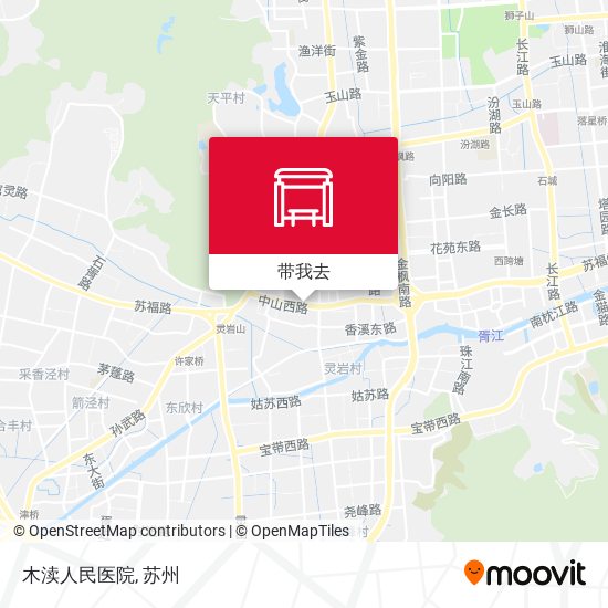 木渎人民医院地图