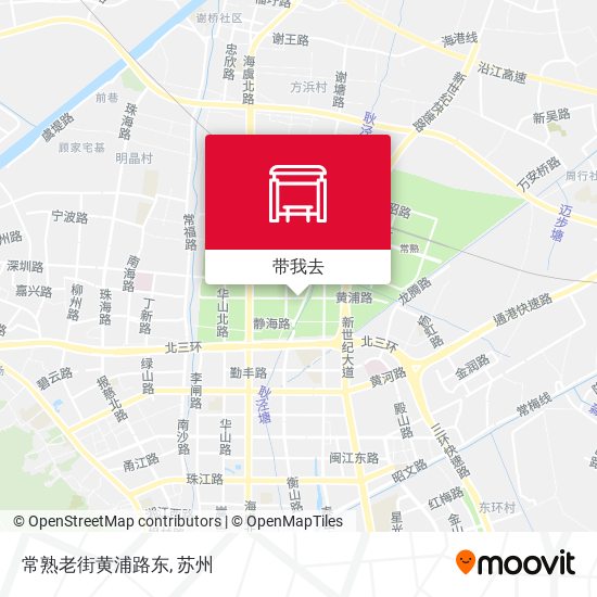 常熟老街黄浦路东地图