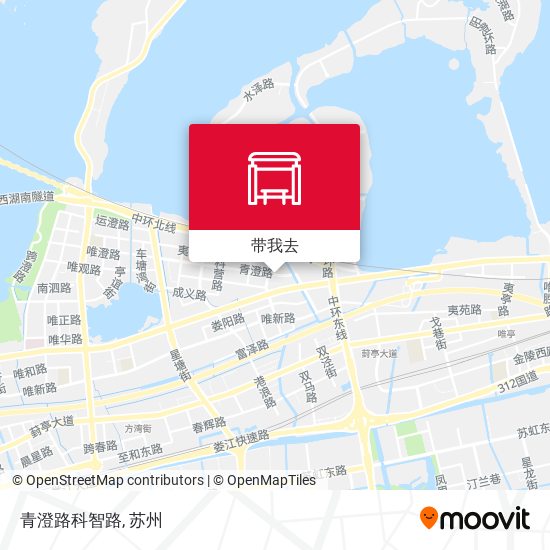 青澄路科智路地图